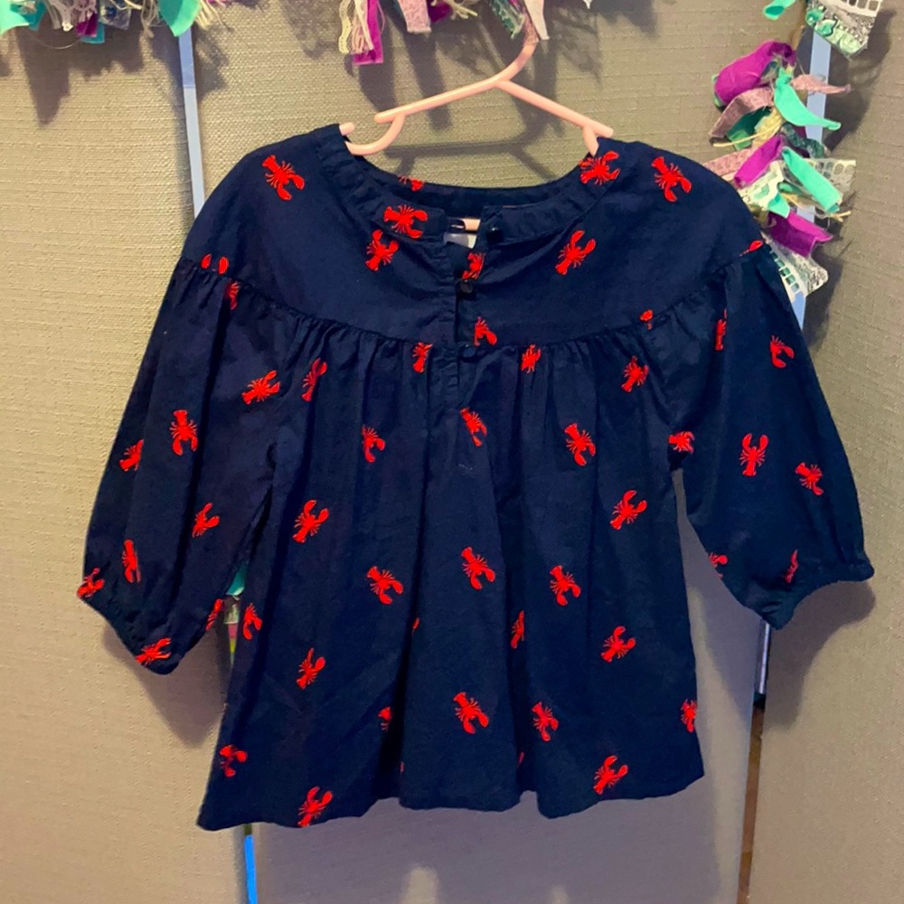 Girls Lobster Blouse 🦞